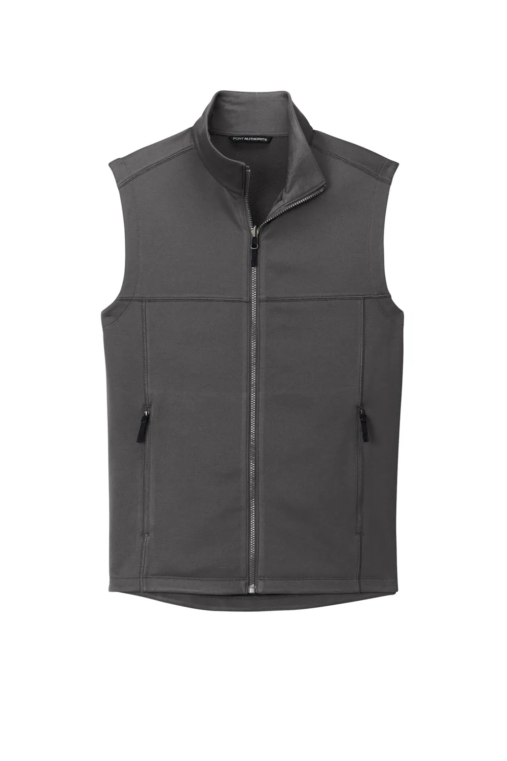 Port Authority Mens Collective Smooth Fleece Full Zip Vest - Graphite Grey