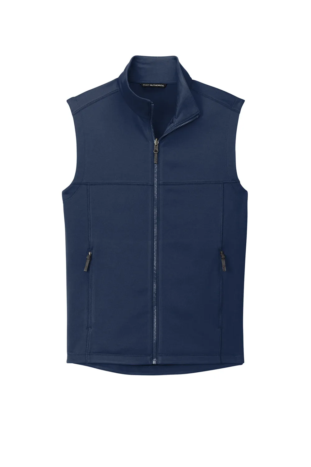 Port Authority Mens Collective Smooth Fleece Full Zip Vest - River Navy Blue
