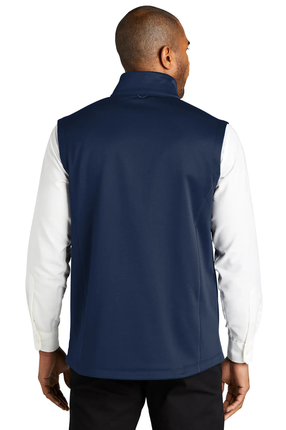 Port Authority Mens Collective Smooth Fleece Full Zip Vest - River Navy Blue