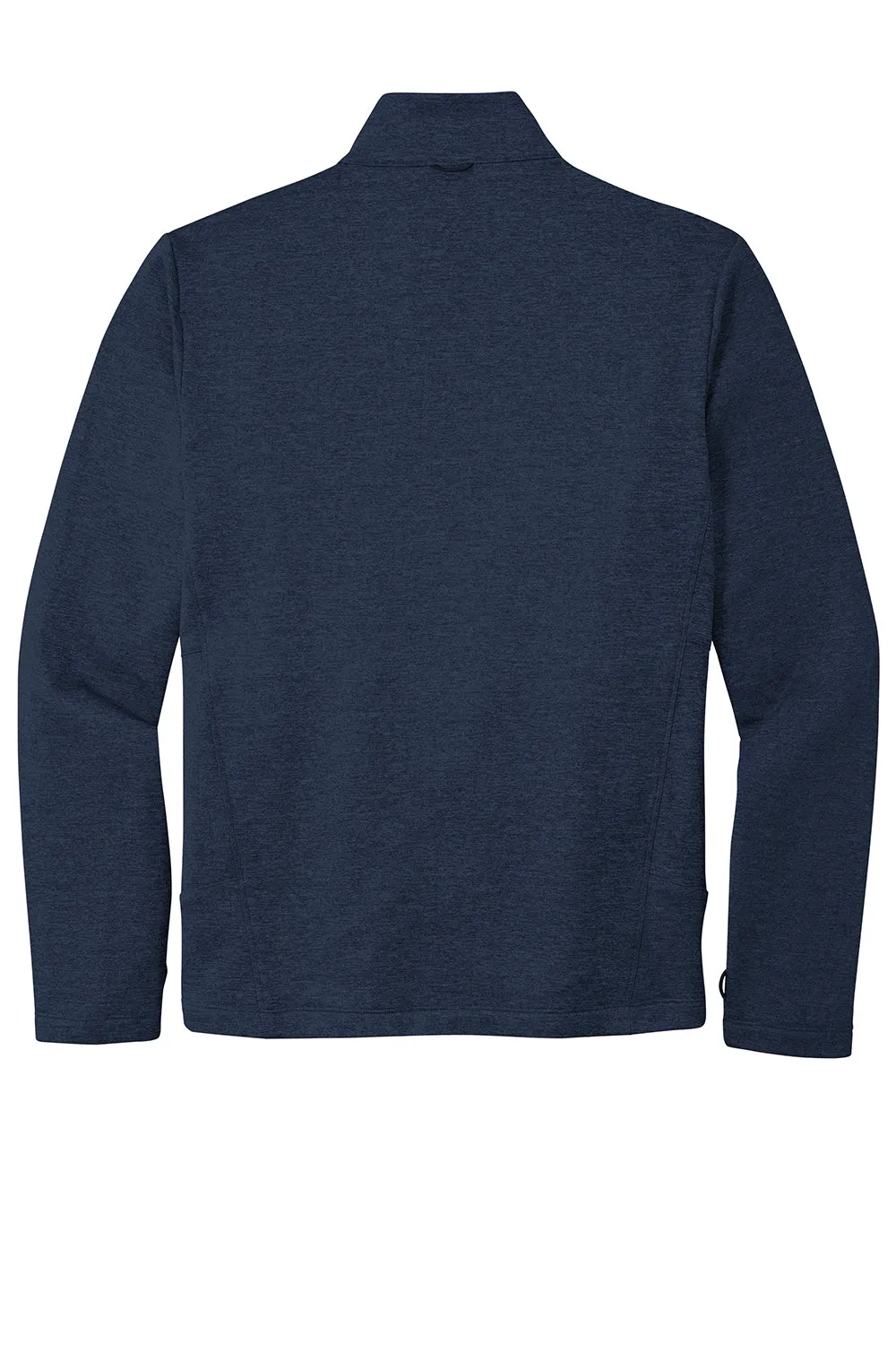 Port Authority Mens Collective Striated Fleece Full Zip Jacket - Heather River Navy Blue