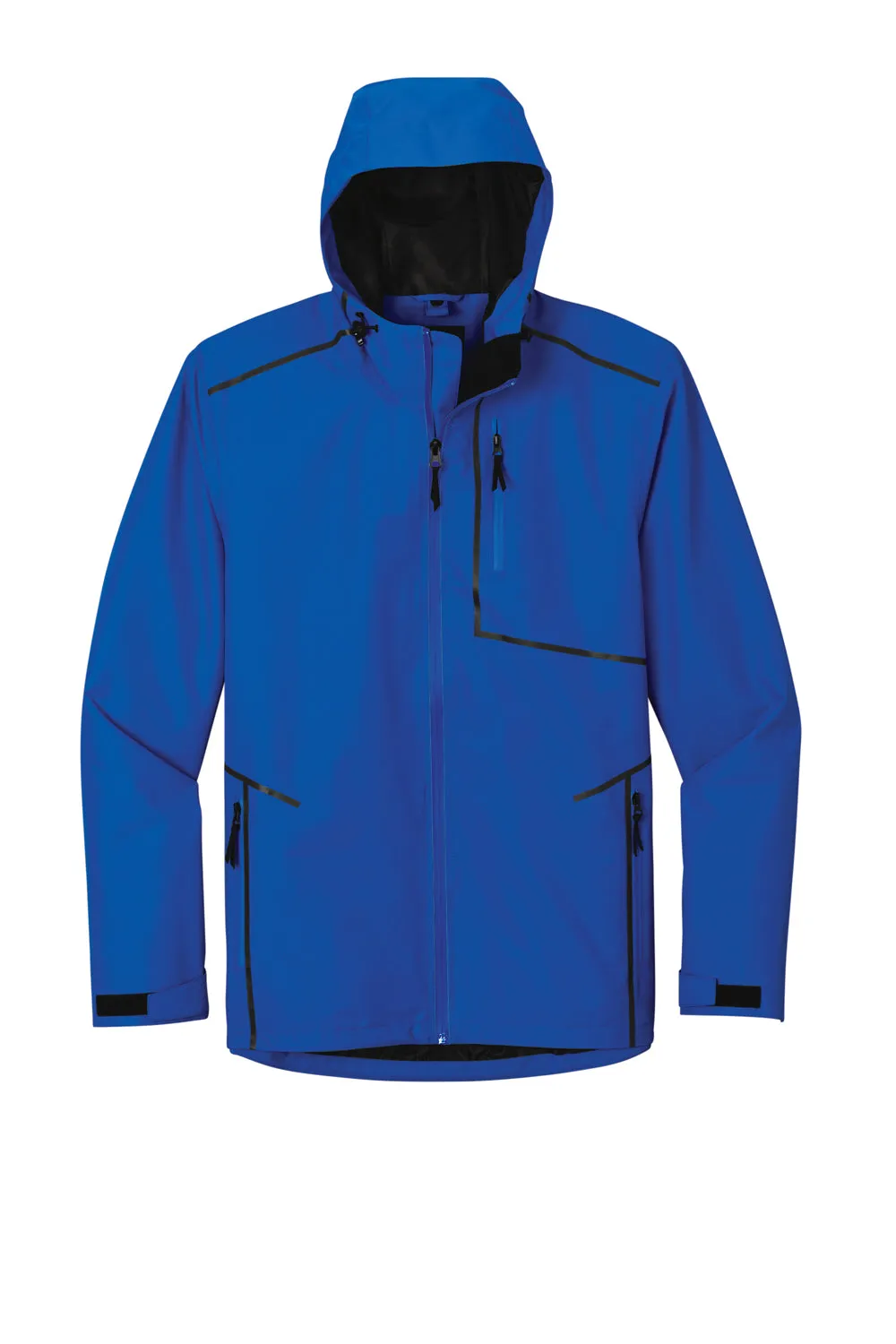 Port Authority Mens Collective Tech Full Zip Outer Shell Hooded Jacket - True Royal Blue
