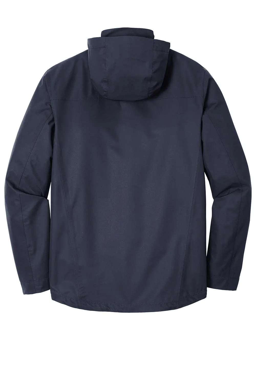 Port Authority Mens Collective Waterproof Full Zip Hooded Jacket - River Navy Blue