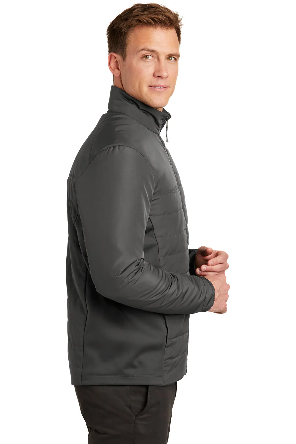 Port Authority Mens Collective Wind & Water Resistant Full Zip Jacket - Graphite Grey