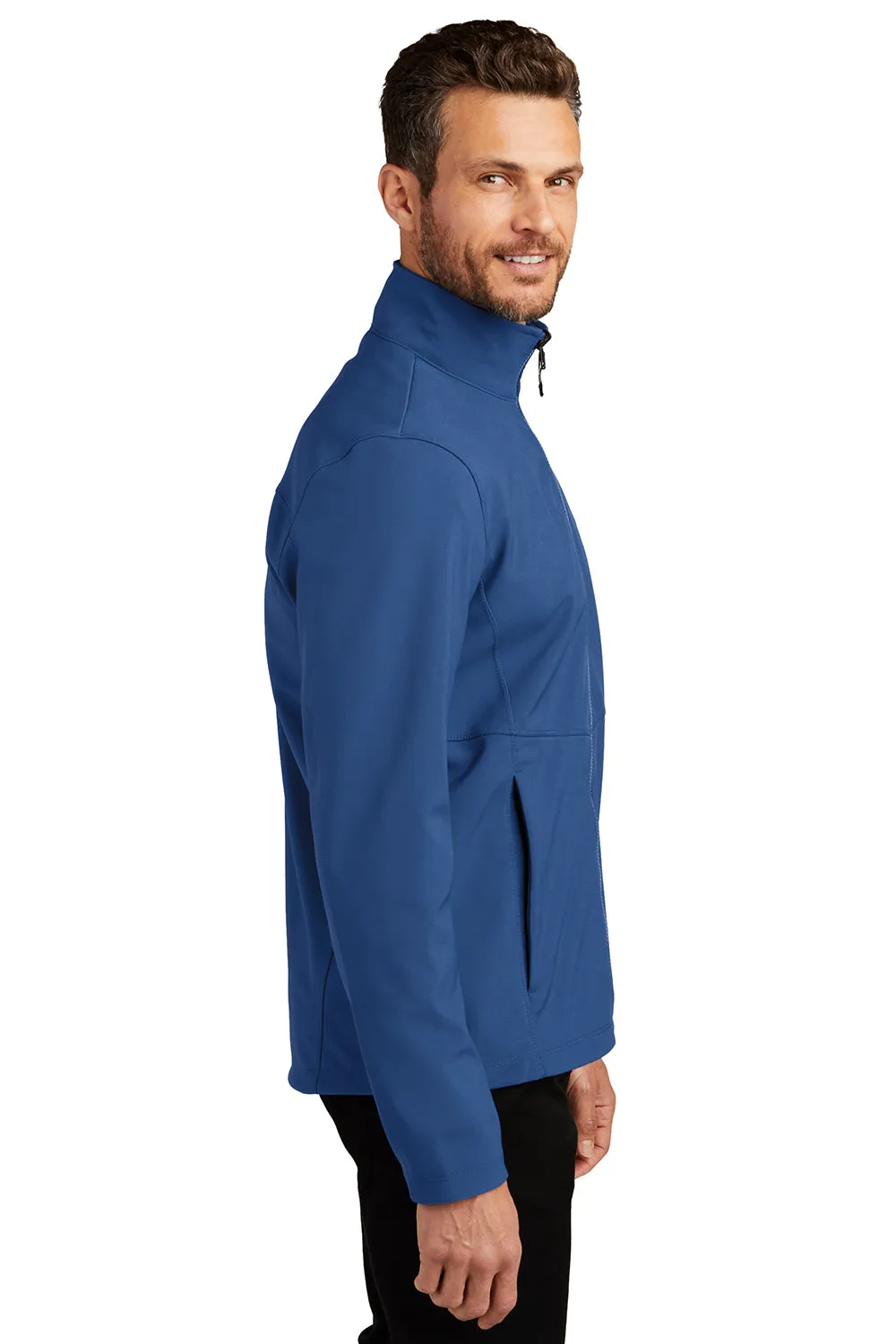Port Authority Mens Collective Wind & Water Resistant Full Zip Jacket - Night Sky Blue