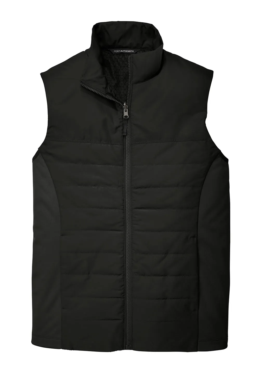 Port Authority Mens Collective Wind & Water Resistant Full Zip Vest - Deep Black