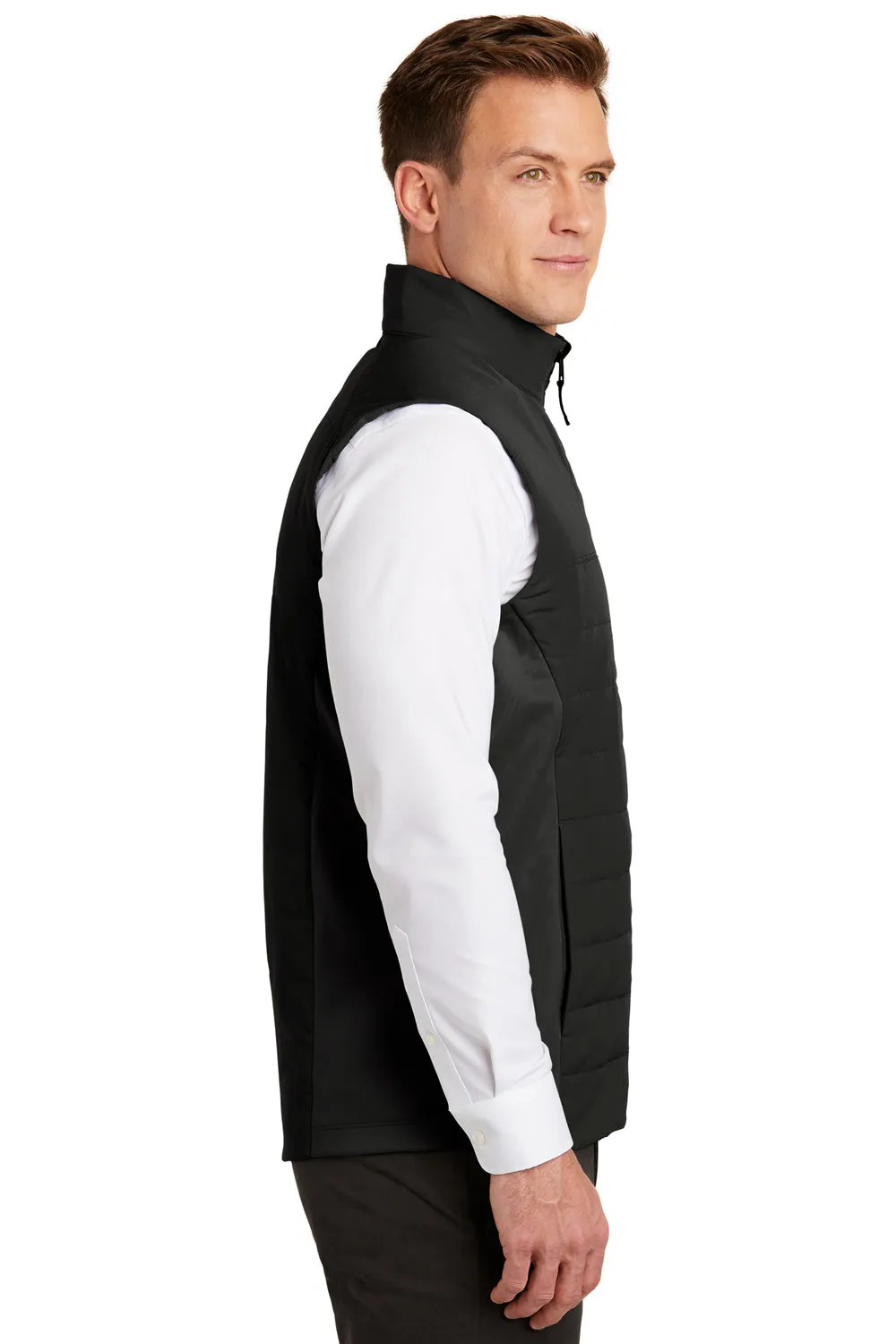 Port Authority Mens Collective Wind & Water Resistant Full Zip Vest - Deep Black