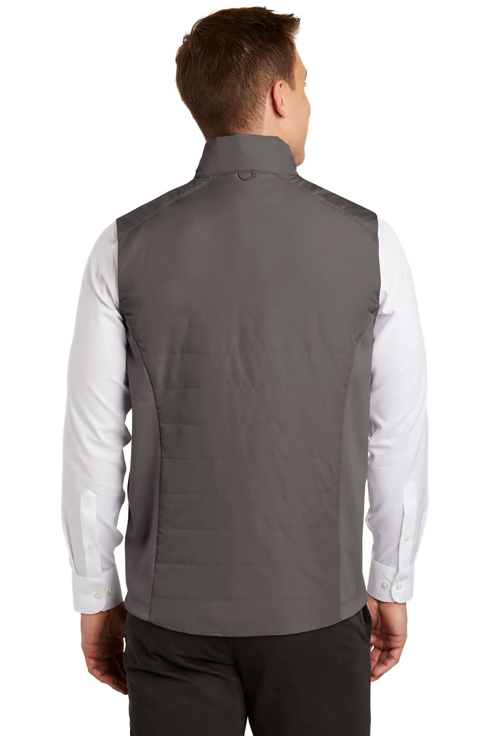 Port Authority Mens Collective Wind & Water Resistant Full Zip Vest - Graphite Grey