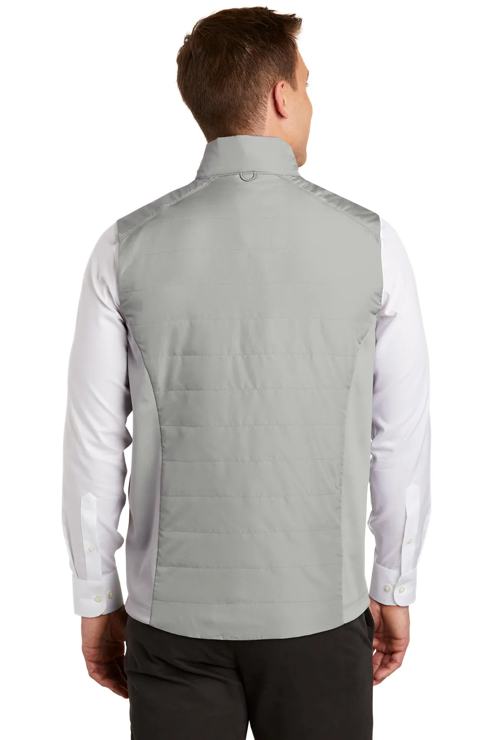 Port Authority Mens Collective Wind & Water Resistant Full Zip Vest - Gusty Grey