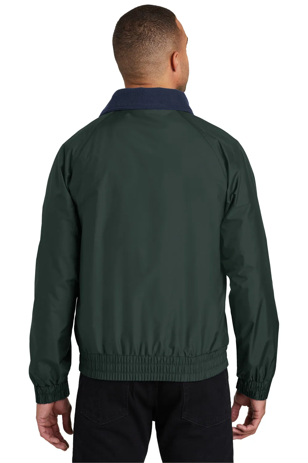 Port Authority Mens Competitor Wind & Water Resistant Full Zip Jacket - True Hunter Green - Closeout