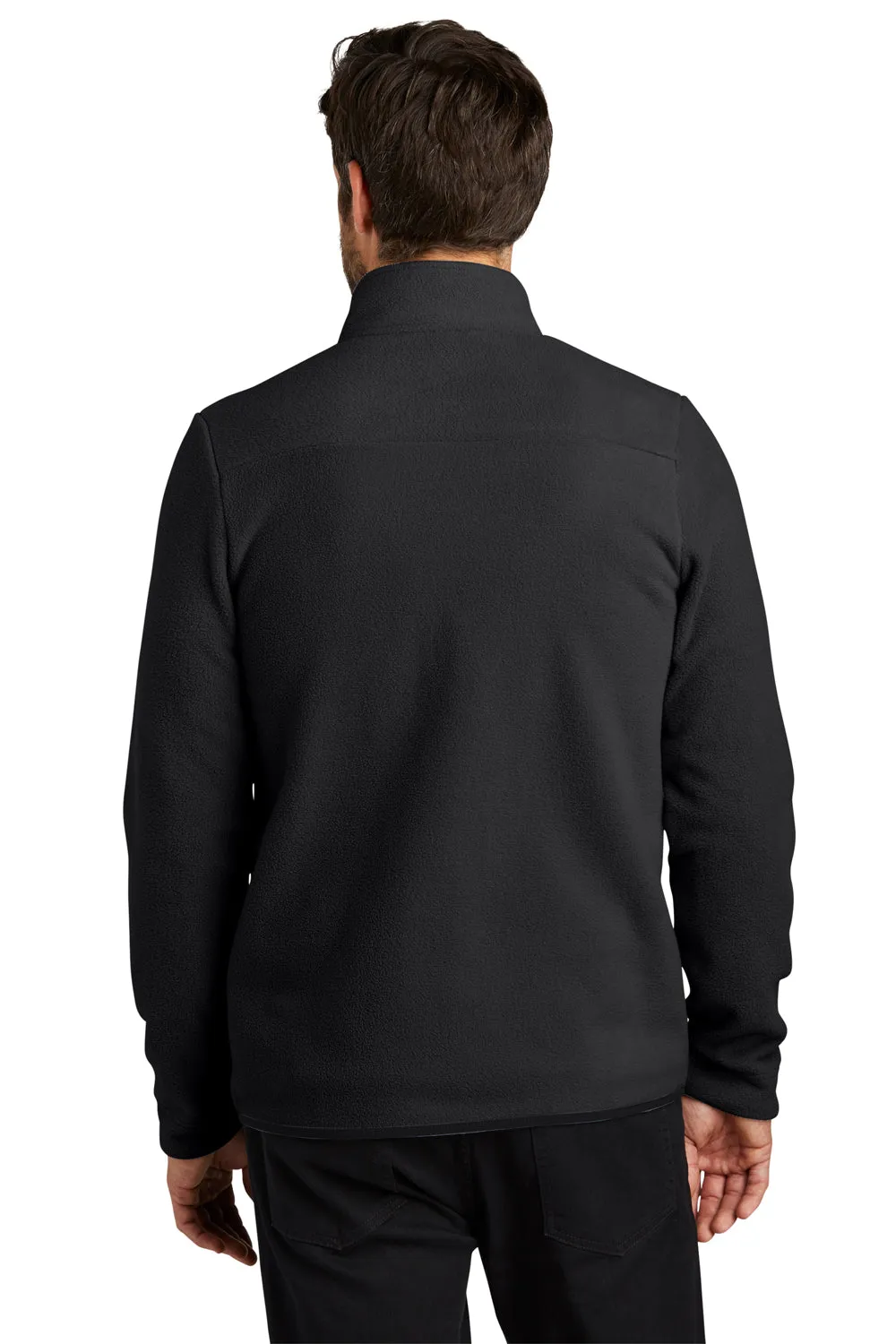 Port Authority Mens Connection Pill Resistant Fleece Full Zip Jacket - Deep Black