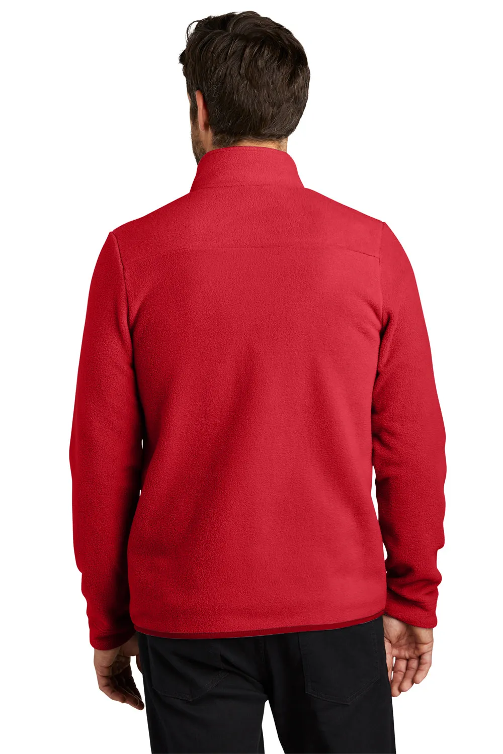 Port Authority Mens Connection Pill Resistant Fleece Full Zip Jacket - Rich Red