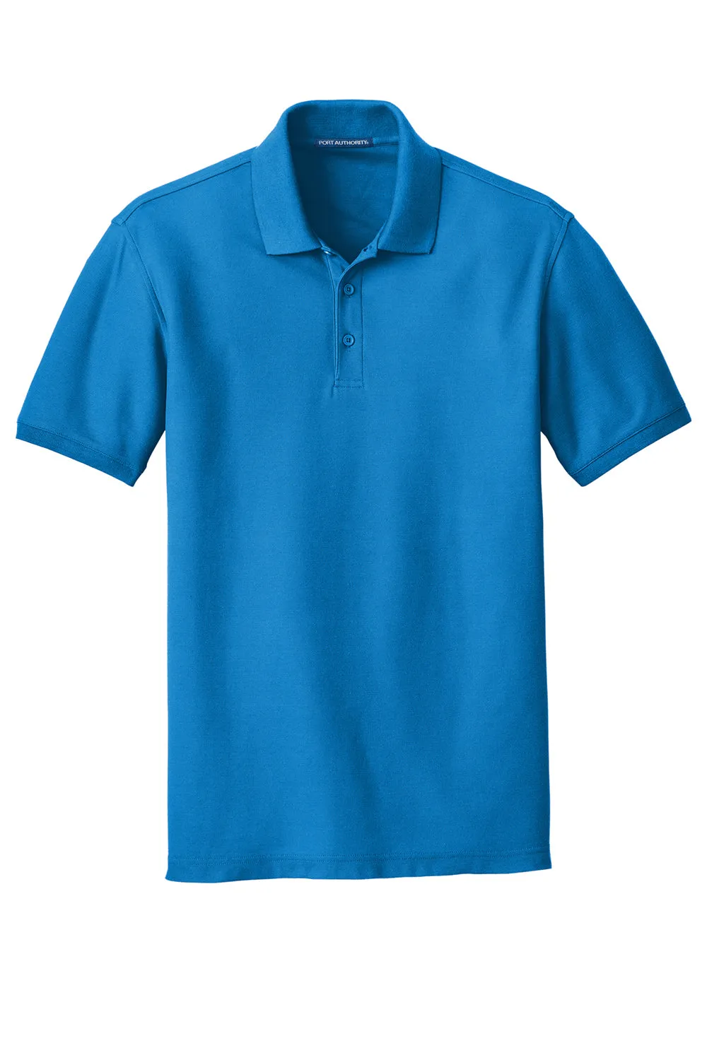 Port Authority Mens Core Classic Short Sleeve Polo Shirt - Coastal Blue