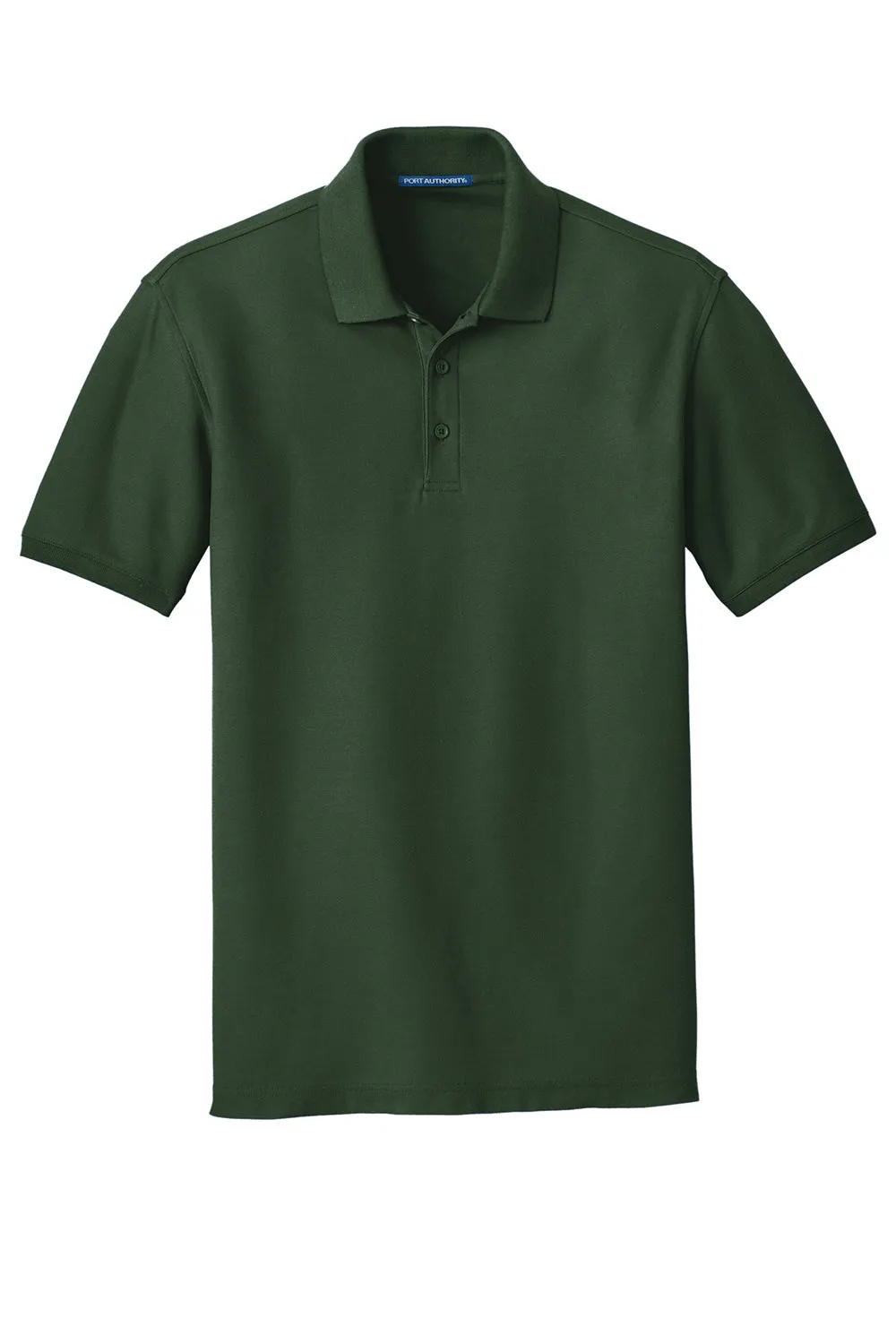 Port Authority Mens Core Classic Short Sleeve Polo Shirt - Deep Forest Green