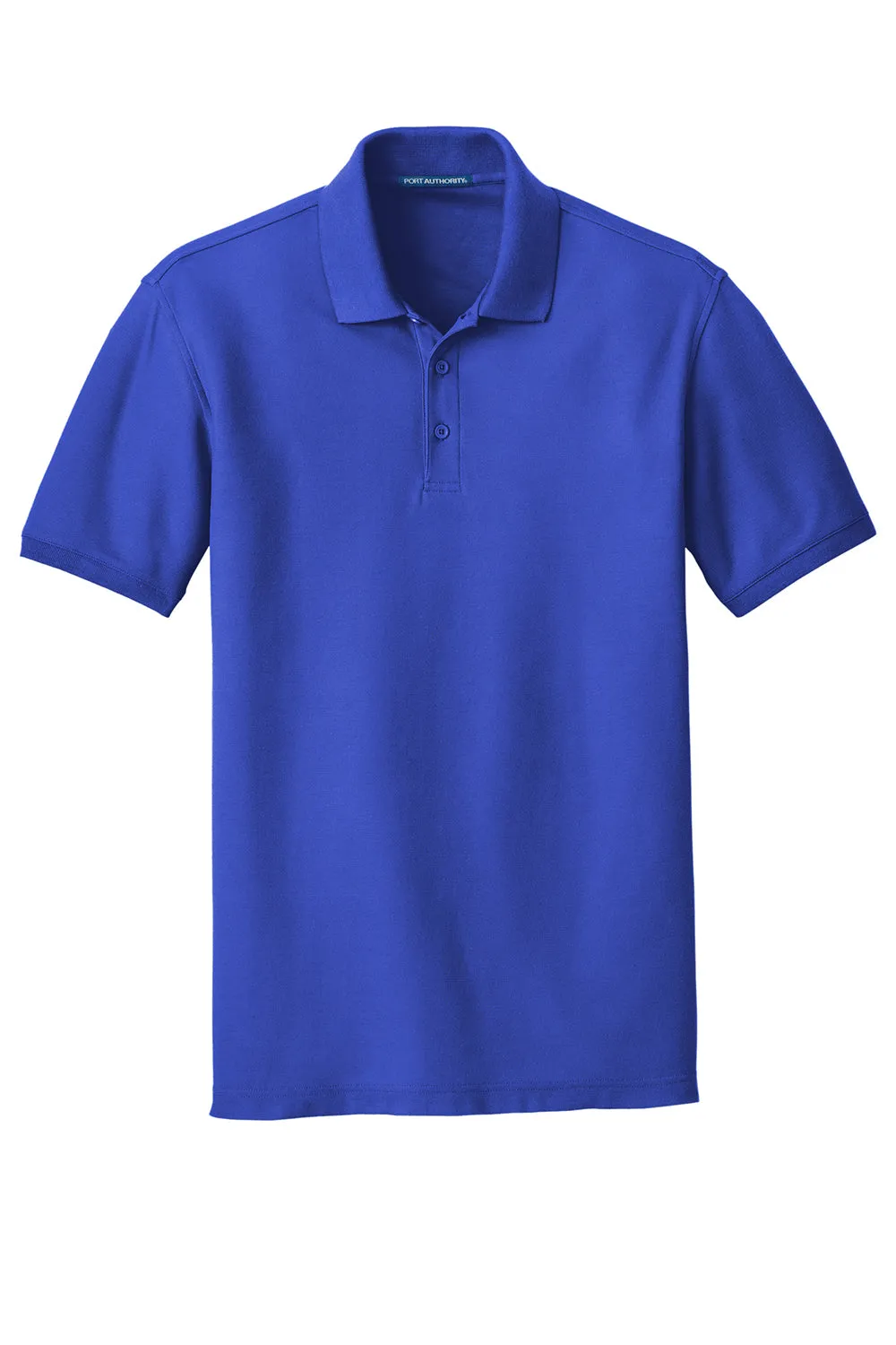 Port Authority Mens Core Classic Short Sleeve Polo Shirt - True Royal Blue