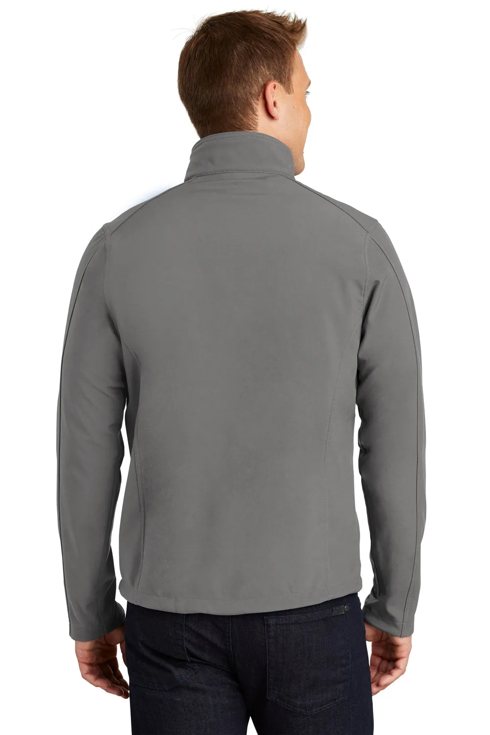Port Authority Mens Core Wind & Water Resistant Full Zip Jacket - Deep Smoke Grey