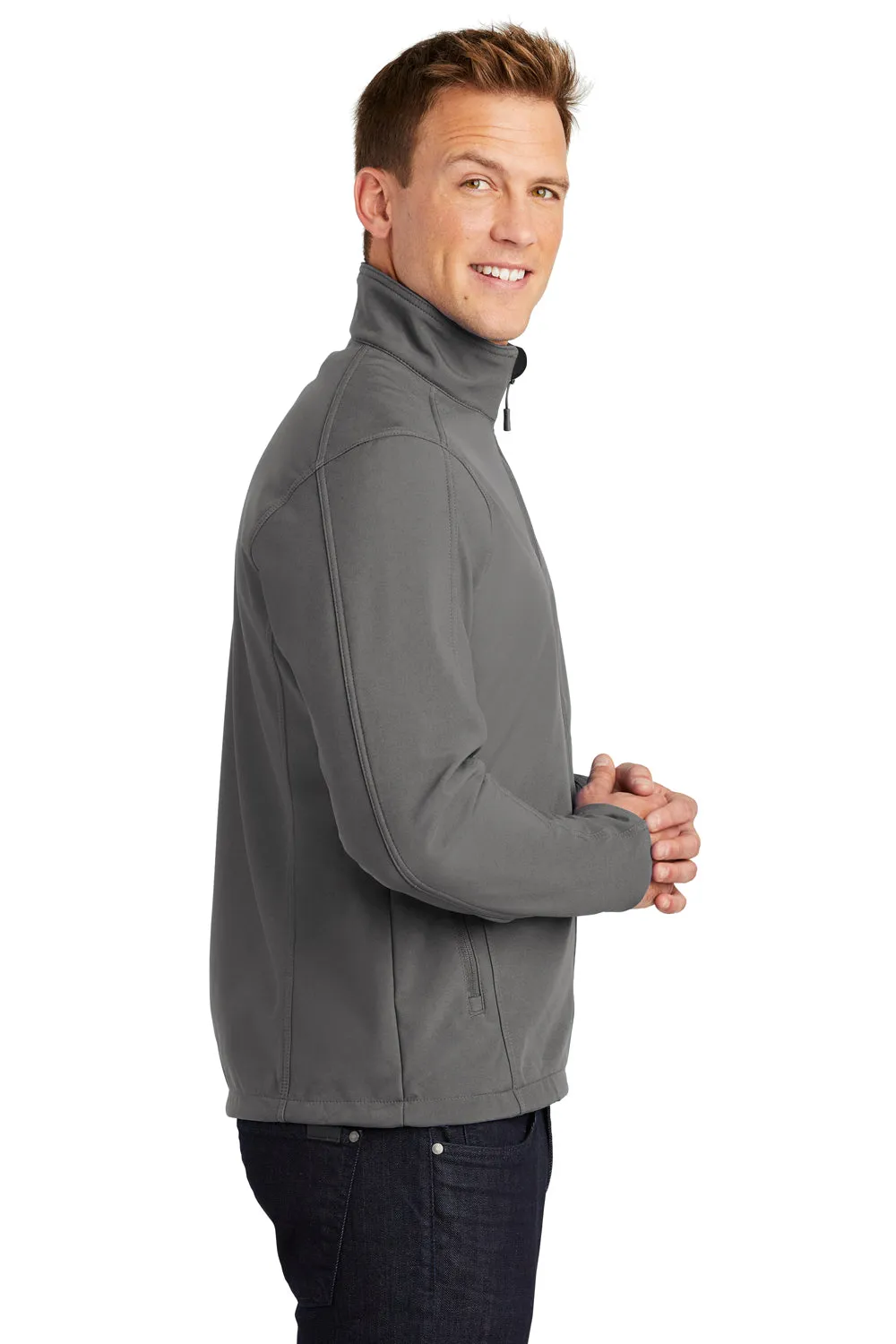 Port Authority Mens Core Wind & Water Resistant Full Zip Jacket - Deep Smoke Grey