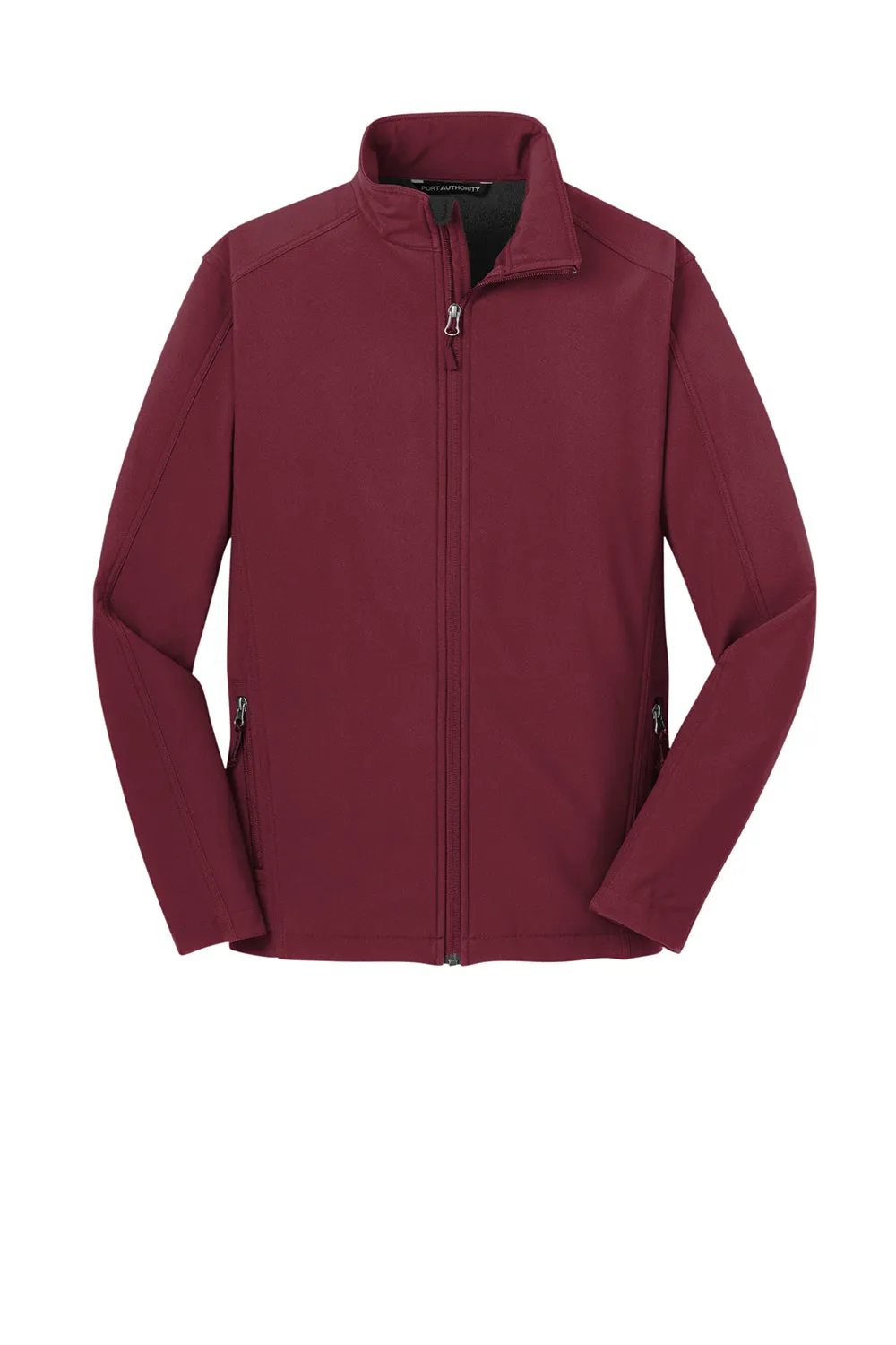 Port Authority Mens Core Wind & Water Resistant Full Zip Jacket - Maroon