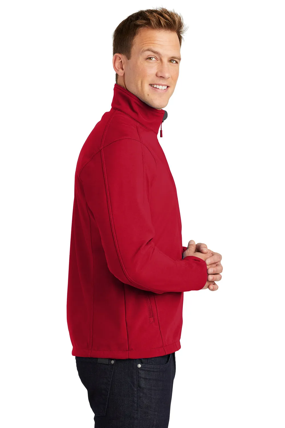 Port Authority Mens Core Wind & Water Resistant Full Zip Jacket - Rich Red