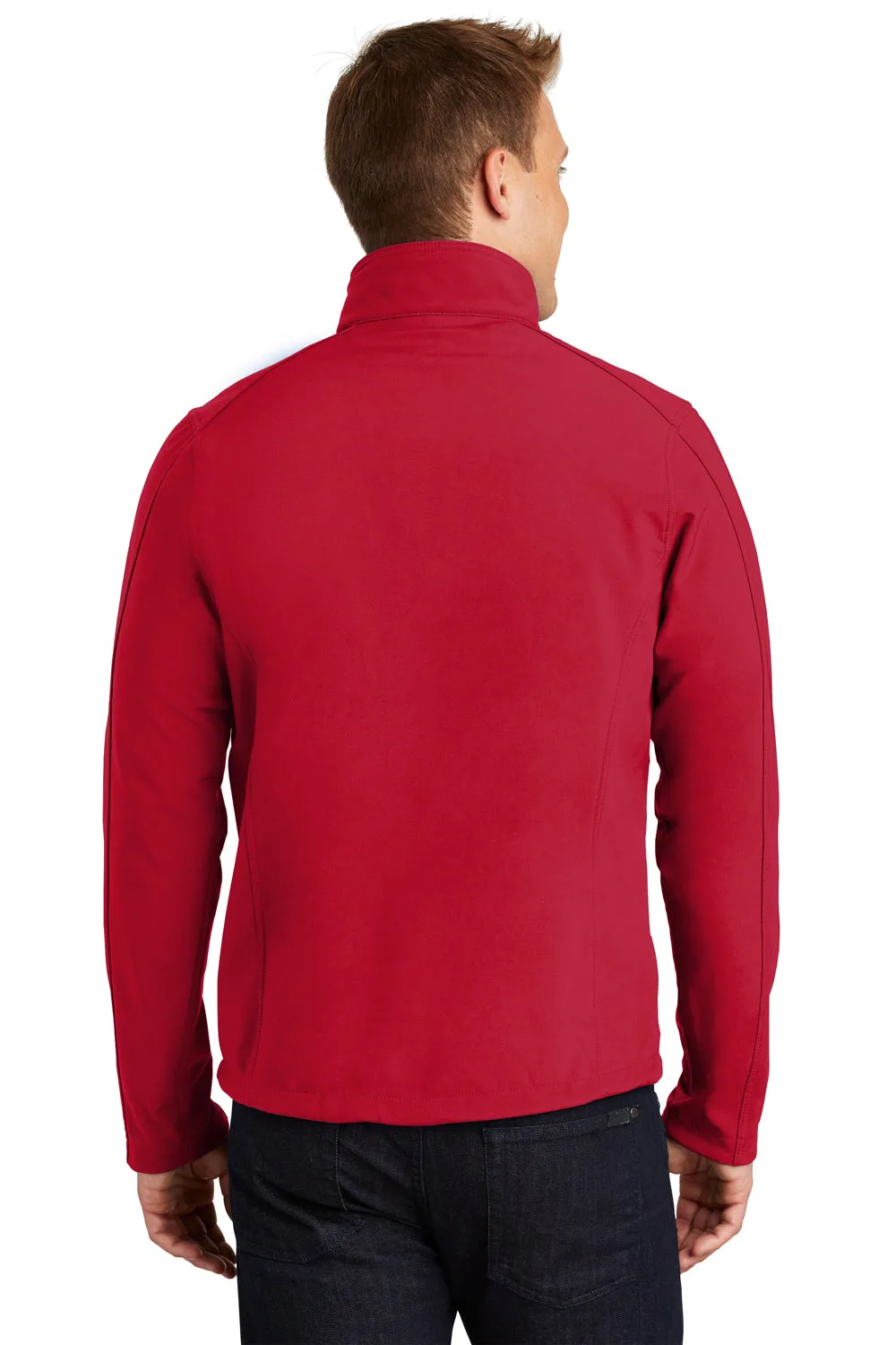 Port Authority Mens Core Wind & Water Resistant Full Zip Jacket - Rich Red