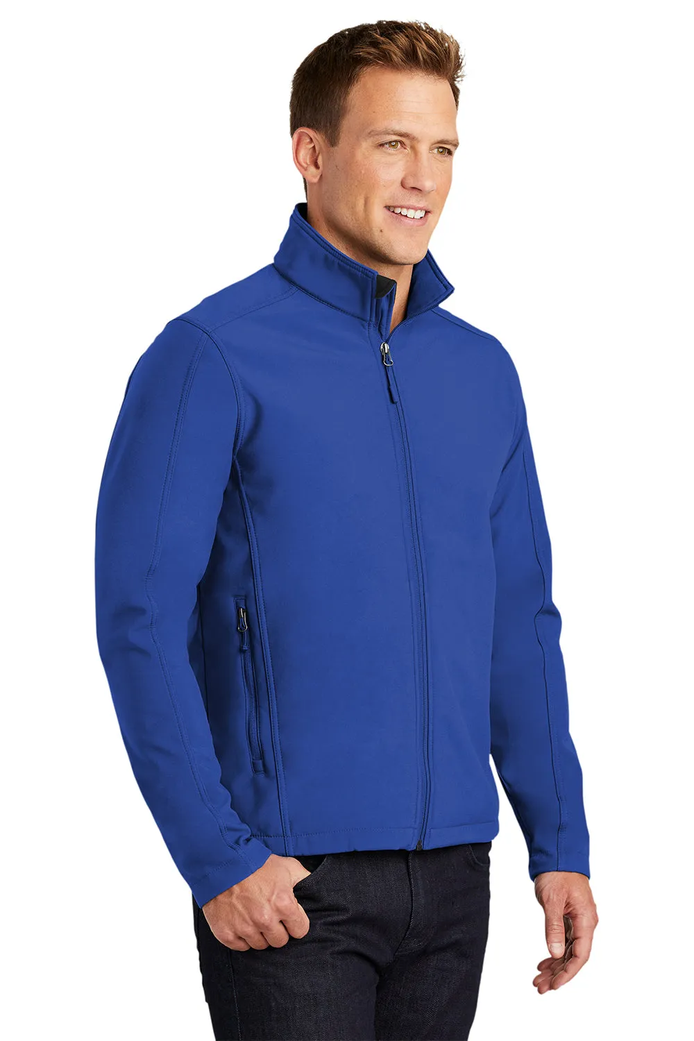 Port Authority Mens Core Wind & Water Resistant Full Zip Jacket - True Royal Blue