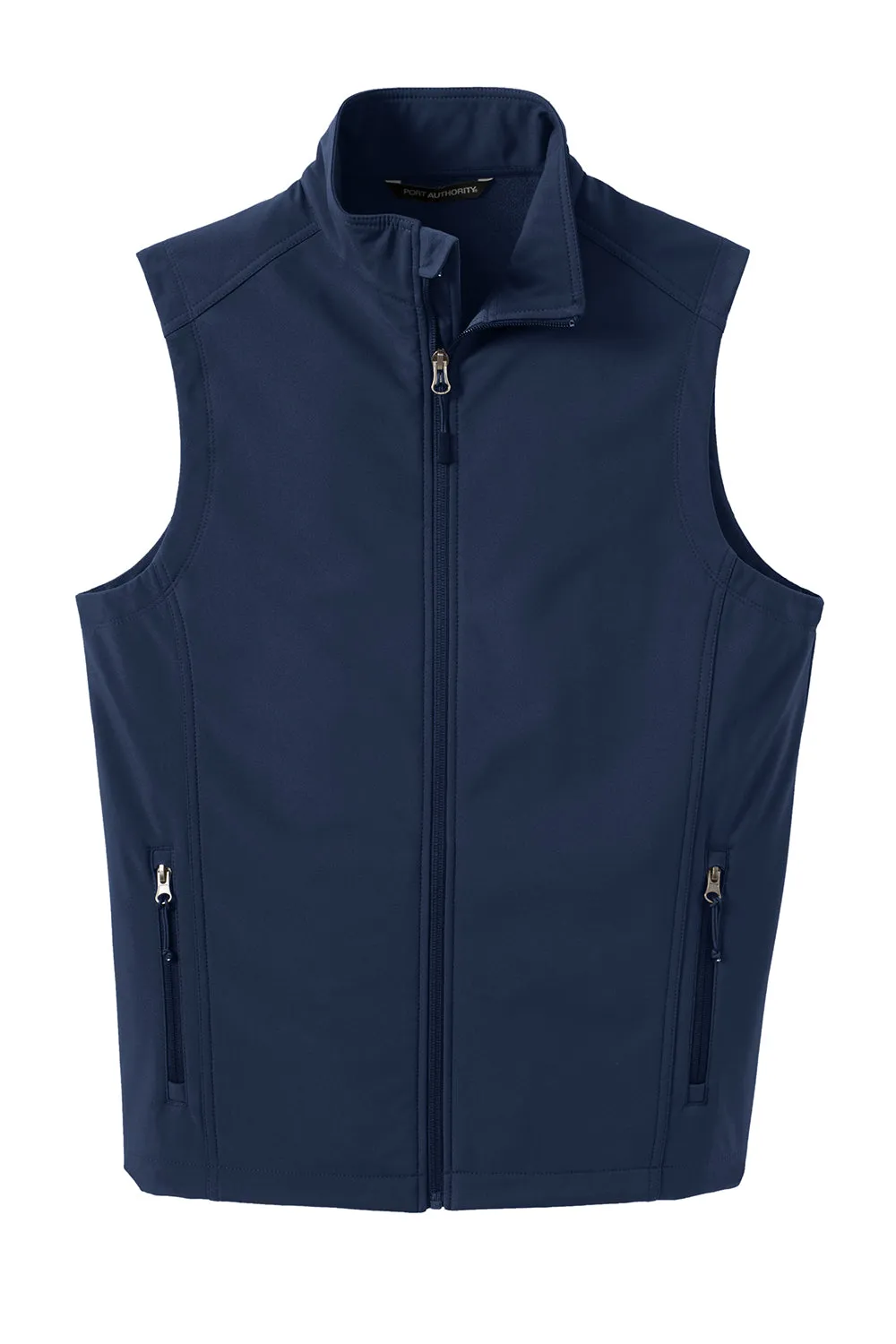 Port Authority Mens Core Wind & Water Resistant Full Zip Vest - Dress Navy Blue