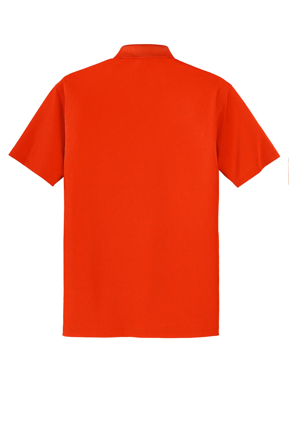 Port Authority Mens Dry Zone Moisture Wicking Short Sleeve Polo Shirt - Autumn Orange