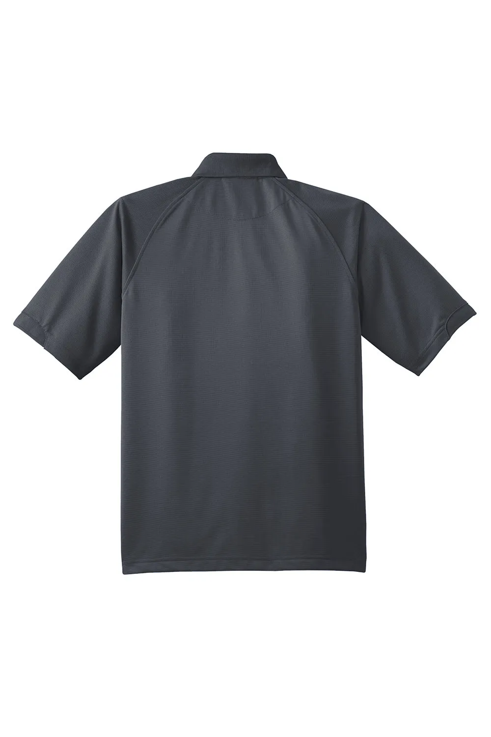 Port Authority Mens Dry Zone Moisture Wicking Short Sleeve Polo Shirt - Iron Grey