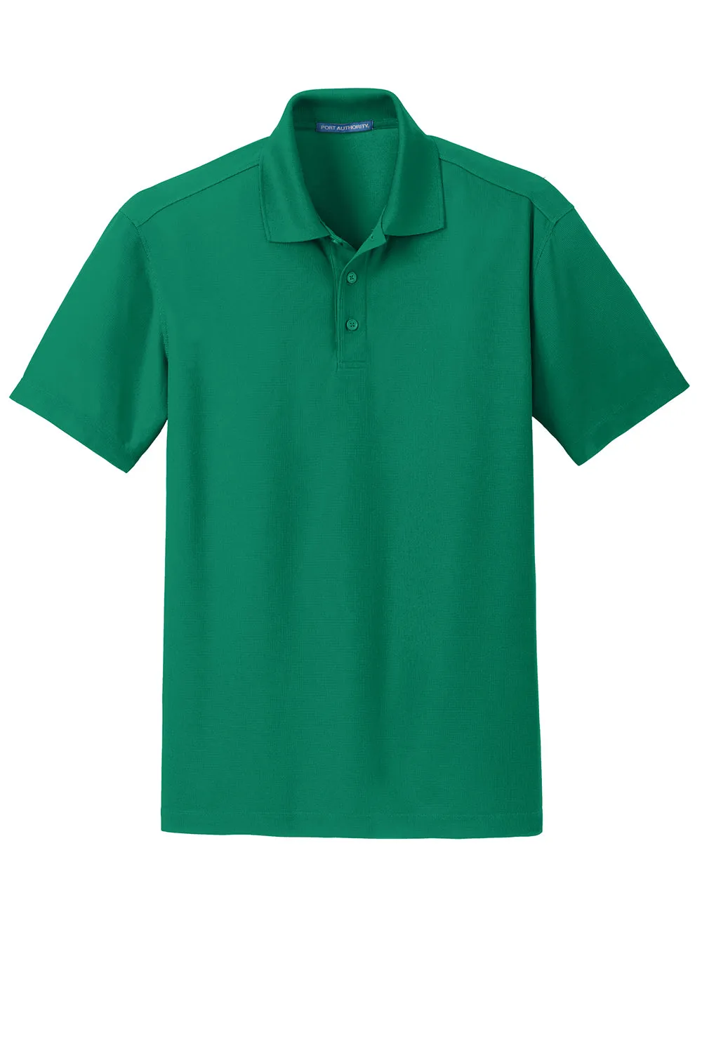 Port Authority Mens Dry Zone Moisture Wicking Short Sleeve Polo Shirt - Jewel Green