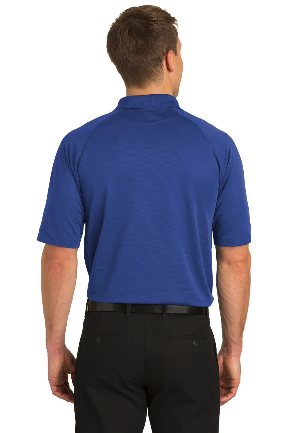 Port Authority Mens Dry Zone Moisture Wicking Short Sleeve Polo Shirt - Royal Blue