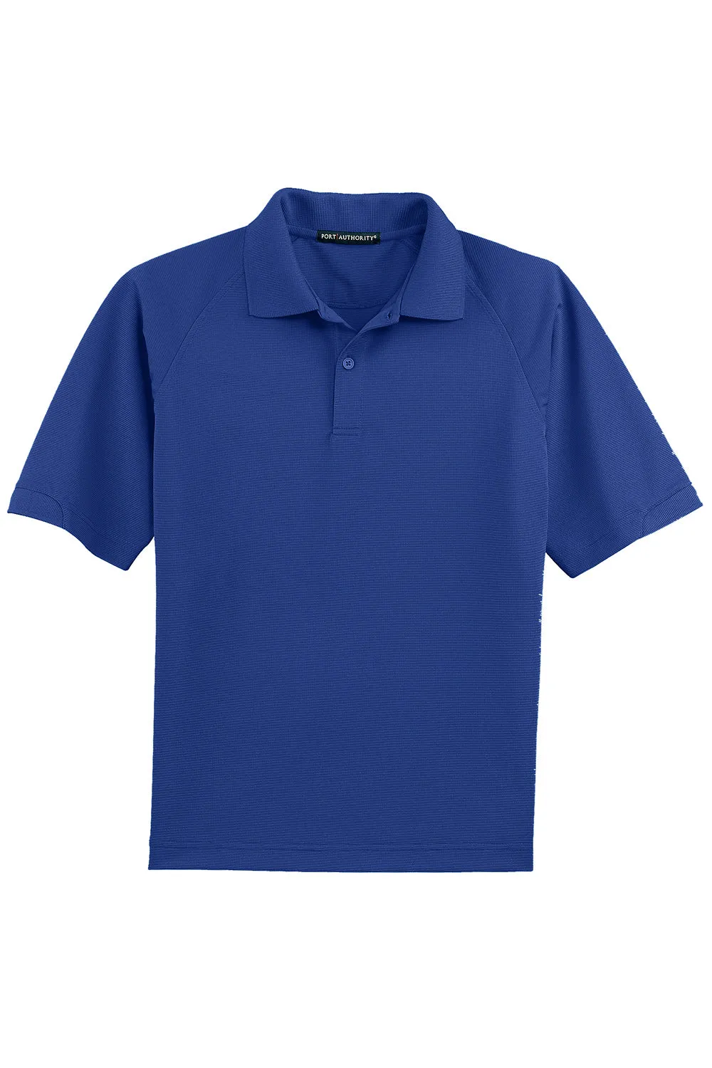 Port Authority Mens Dry Zone Moisture Wicking Short Sleeve Polo Shirt - Royal Blue
