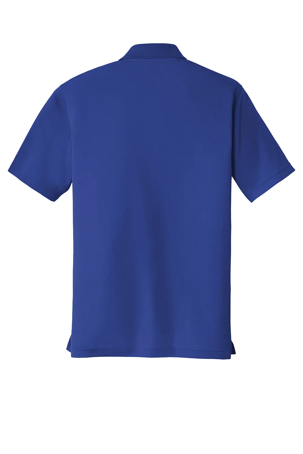 Port Authority Mens Dry Zone Moisture Wicking Short Sleeve Polo Shirt - True Royal Blue
