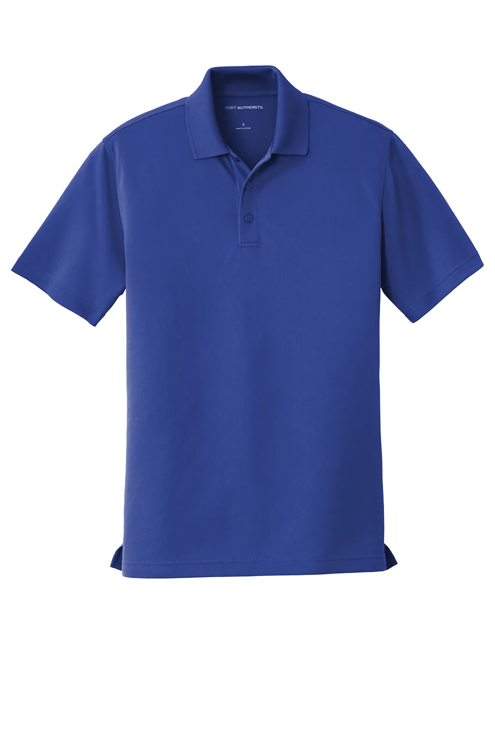 Port Authority Mens Dry Zone Moisture Wicking Short Sleeve Polo Shirt - True Royal Blue