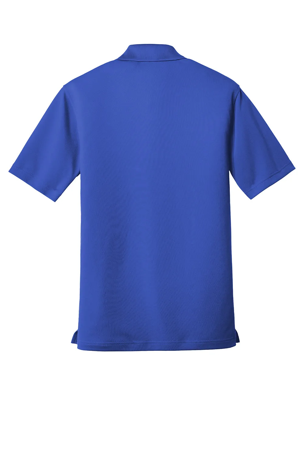 Port Authority Mens Dry Zone Moisture Wicking Short Sleeve Polo Shirt w/ Pocket - True Royal Blue