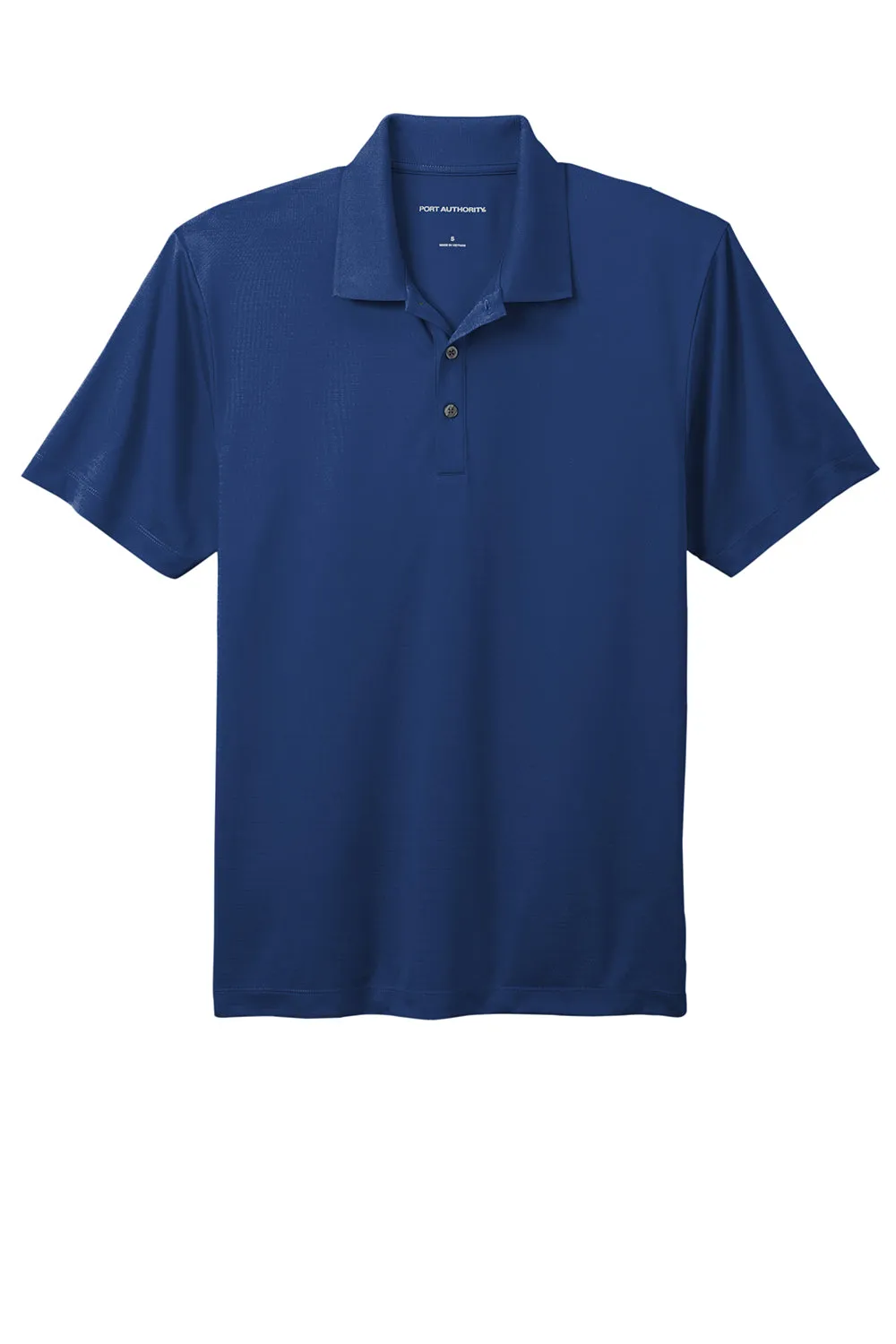Port Authority Mens Eclipse Moisture Wicking Short Sleeve Polo Shirt - Estate Blue