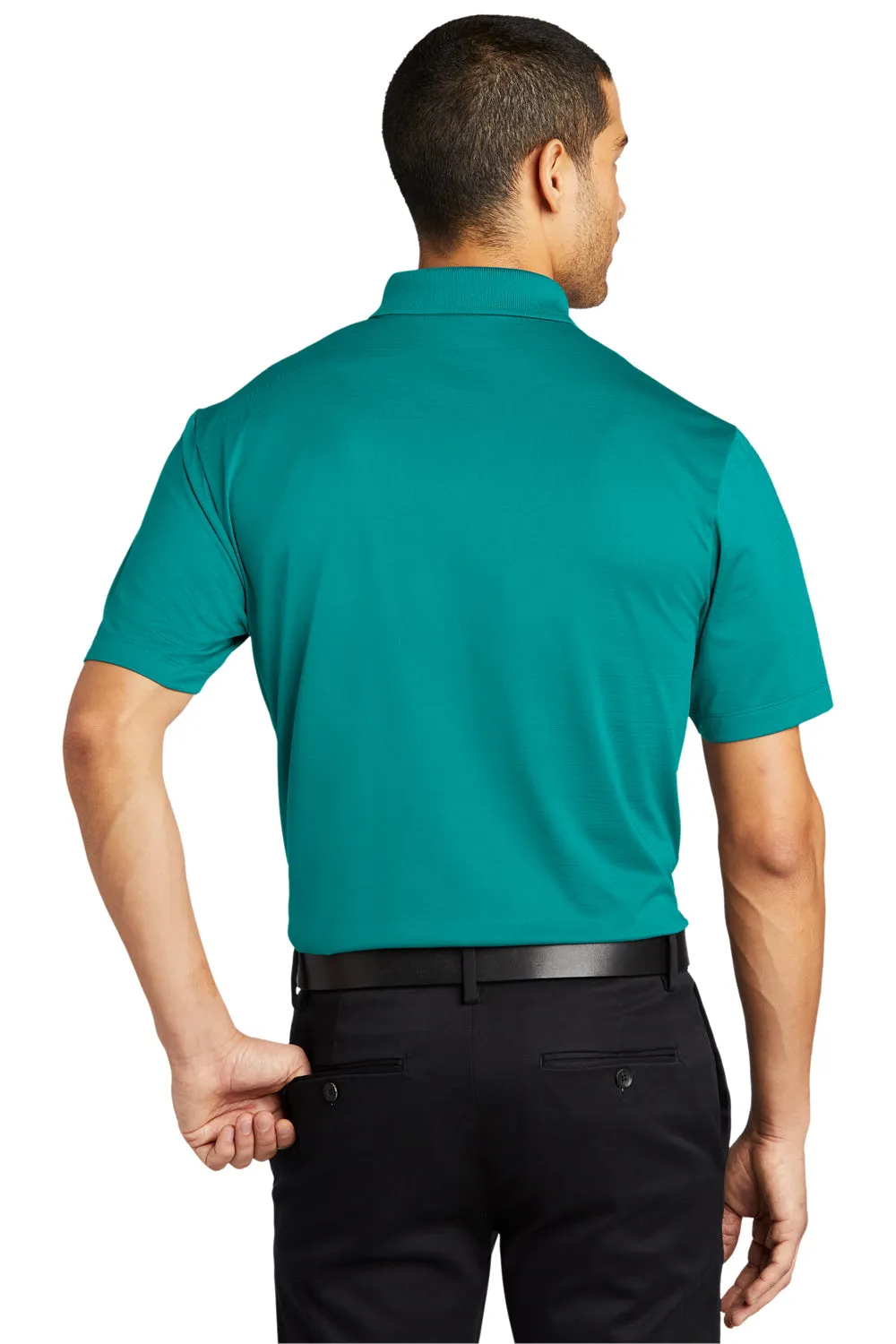 Port Authority Mens Eclipse Moisture Wicking Short Sleeve Polo Shirt - Tropic Blue