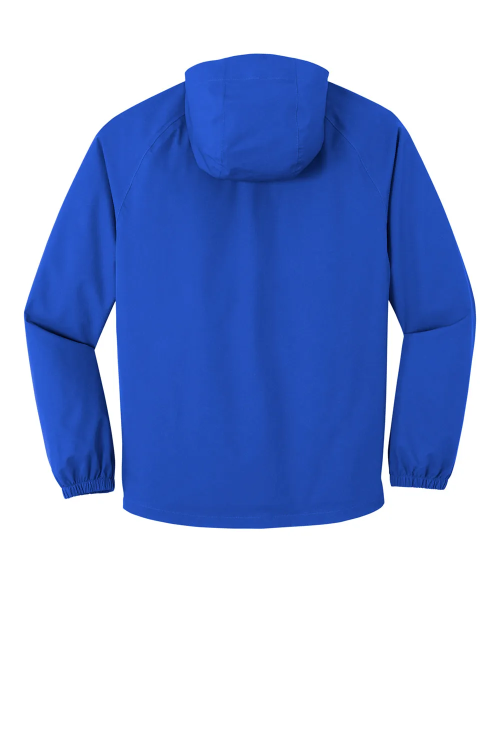 Port Authority Mens Essential Waterproof Full Zip Hooded Rain Jacket - True Royal Blue