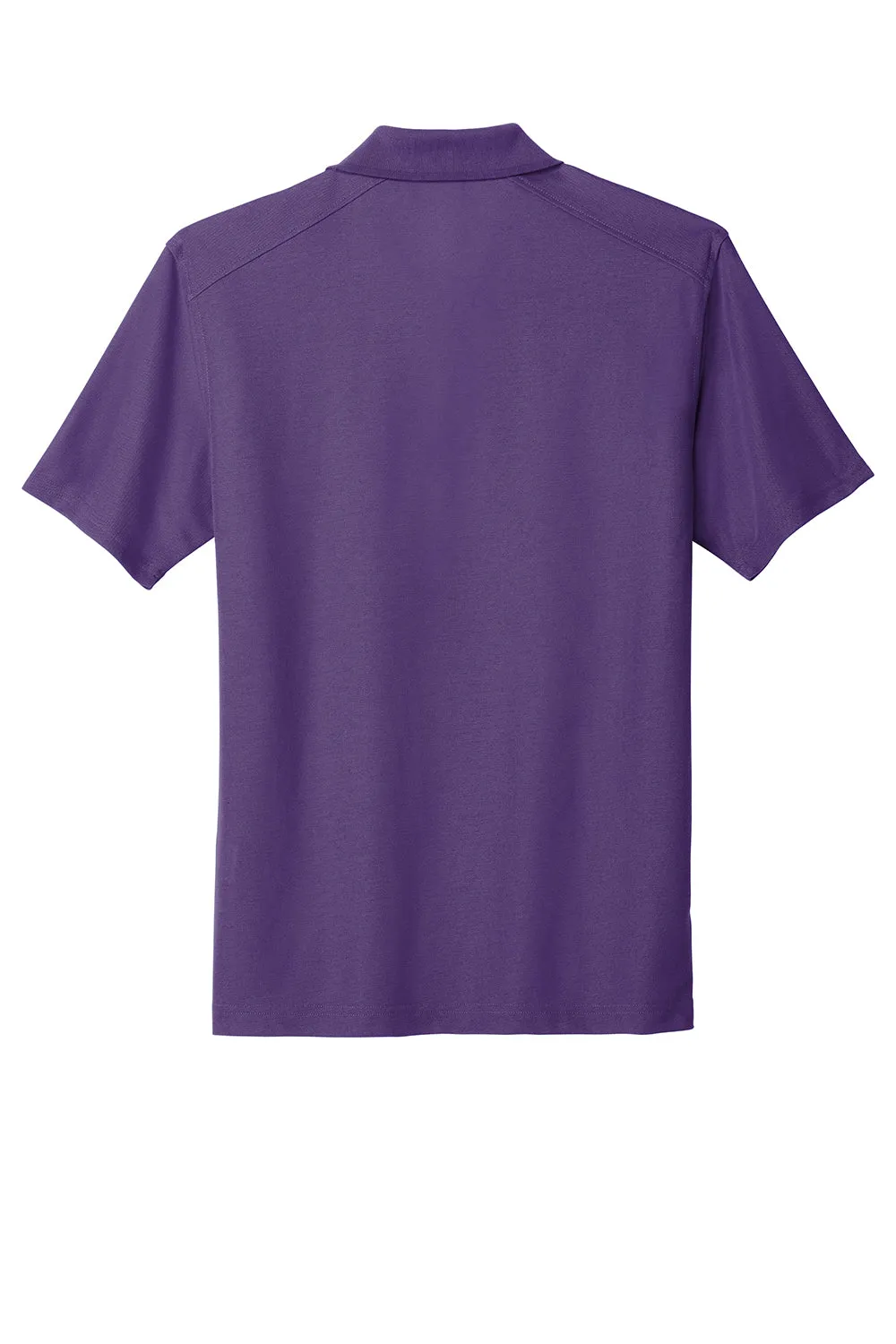 Port Authority Mens EZPerformance Moisture Wicking Short Sleeve Polo Shirt - Majestic Purple - Closeout