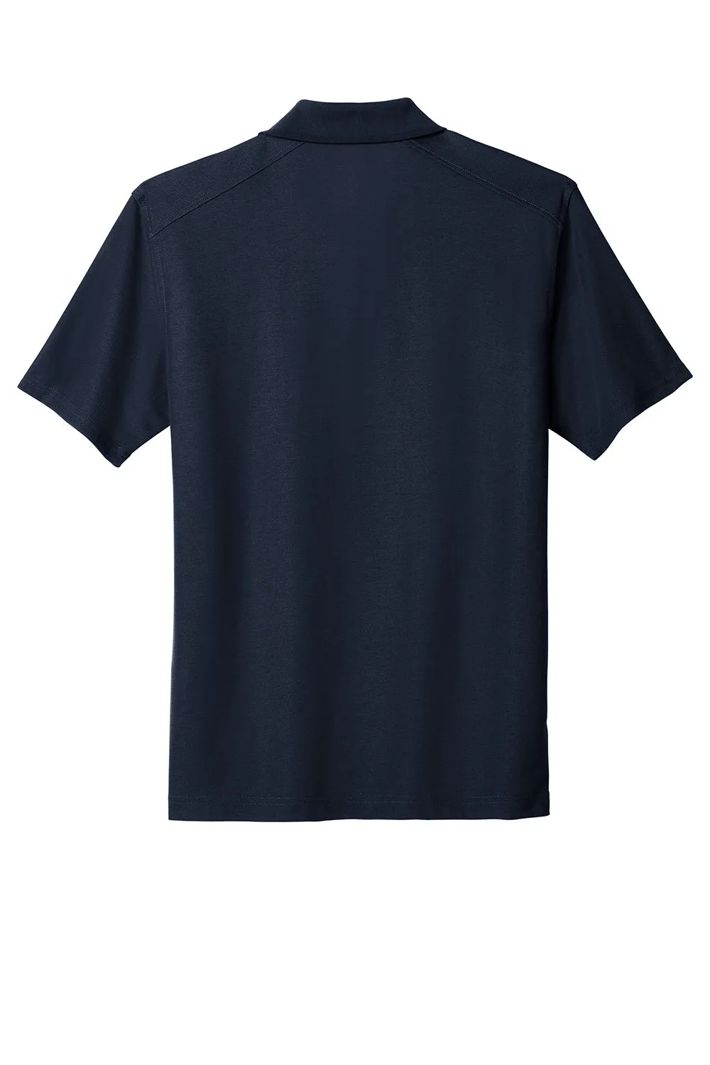 Port Authority Mens EZPerformance Moisture Wicking Short Sleeve Polo Shirt - Navy Blue