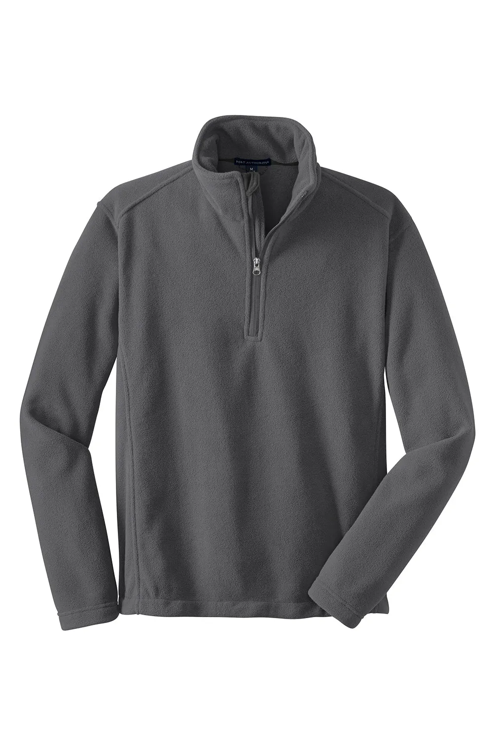 Port Authority Mens Fleece 1/4 Zip Sweatshirt - Iron Grey