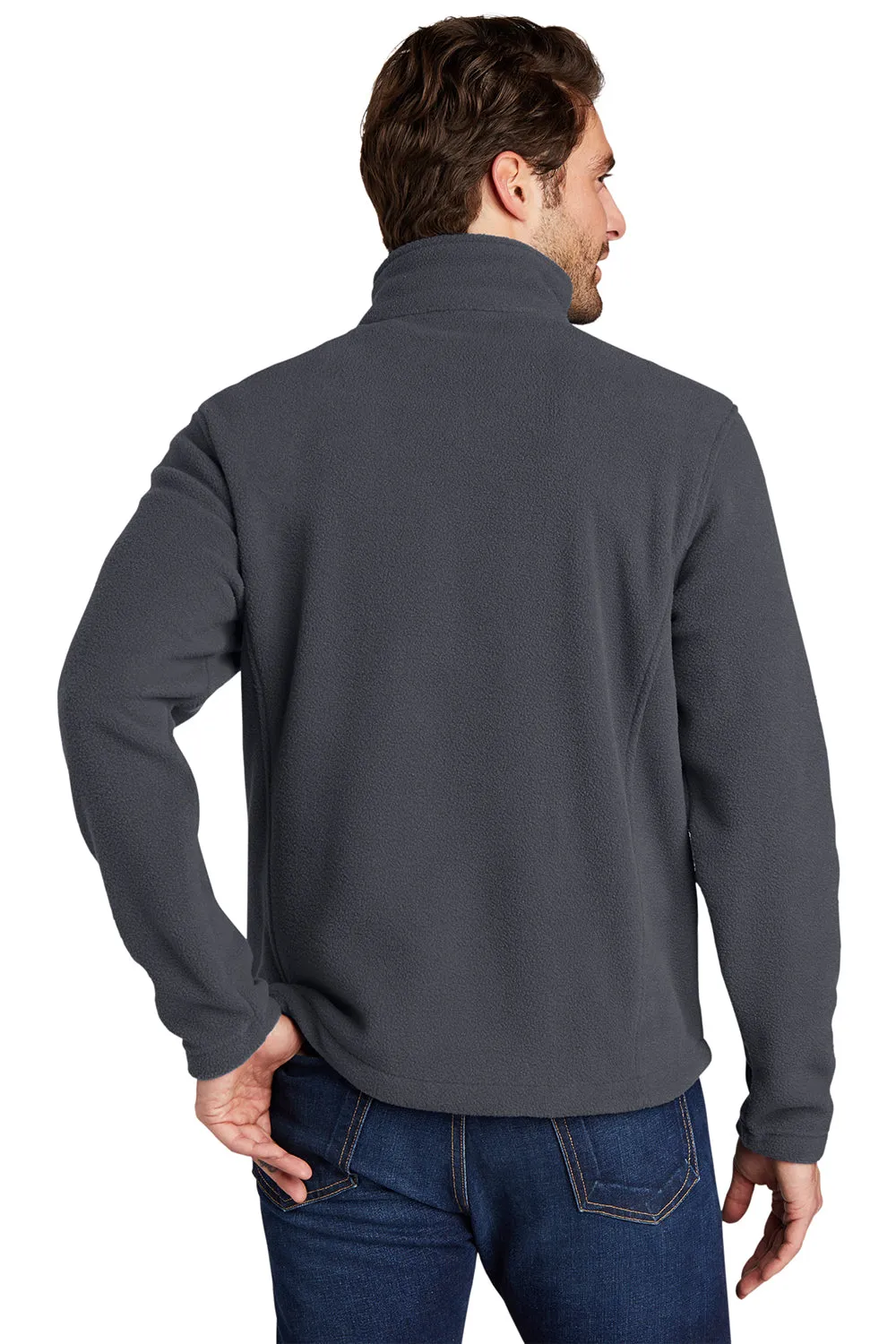 Port Authority Mens Fleece 1/4 Zip Sweatshirt - Iron Grey
