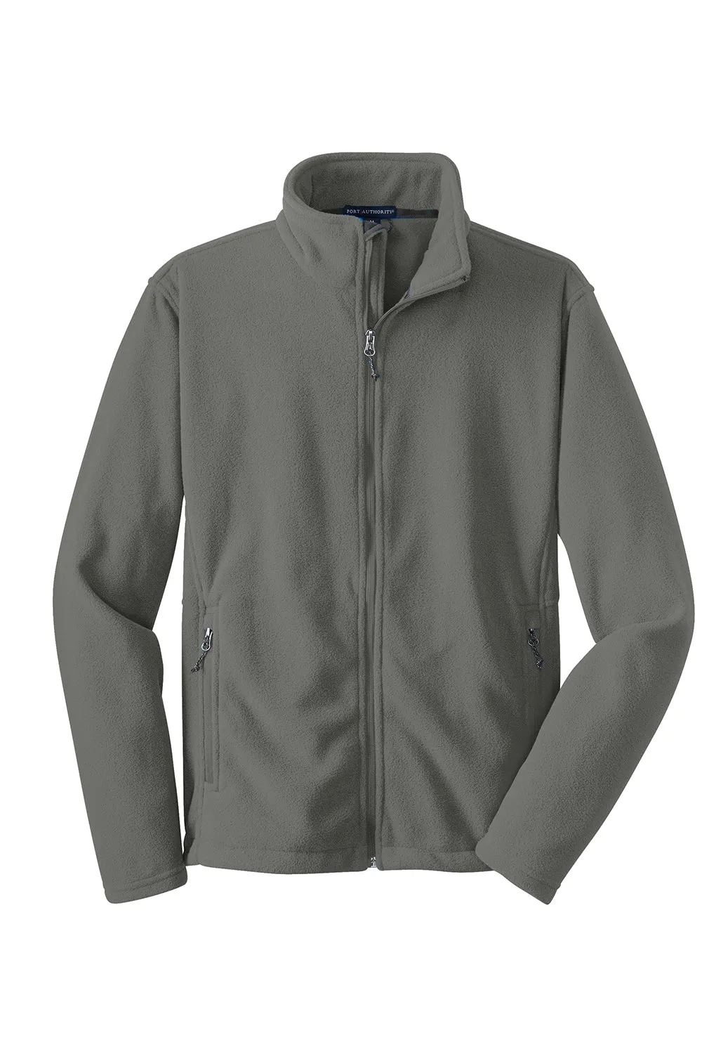 Port Authority Mens Full Zip Fleece Jacket - Deep Smoke Grey