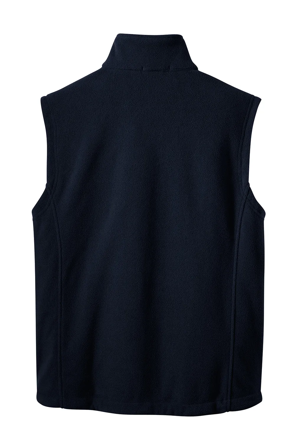 Port Authority Mens Full Zip Fleece Vest - True Navy Blue
