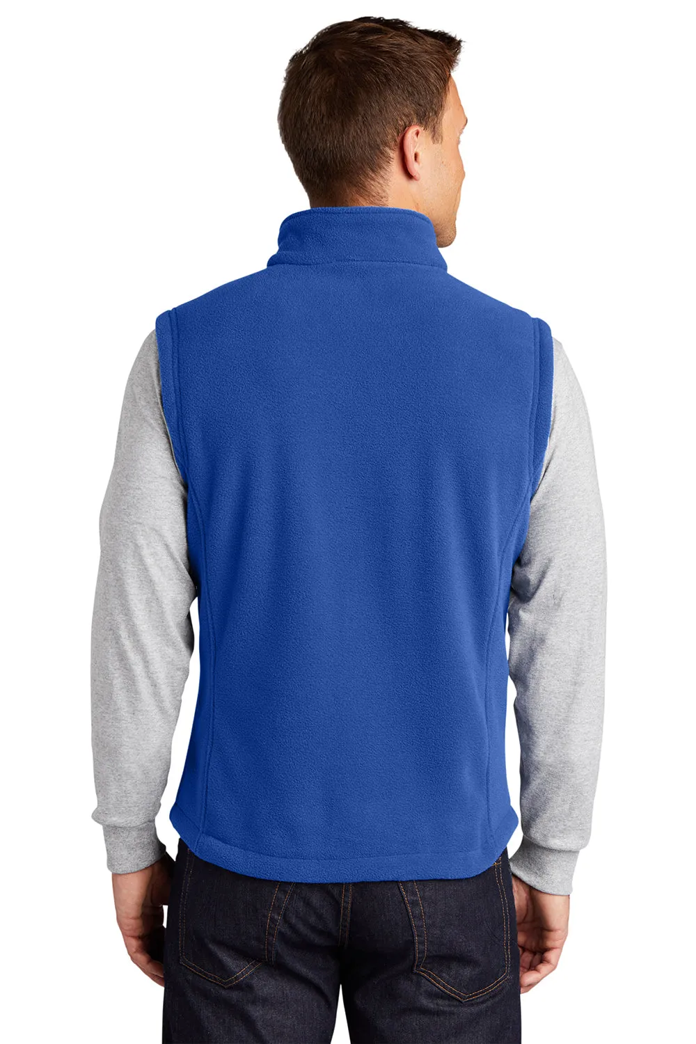 Port Authority Mens Full Zip Fleece Vest - True Royal Blue