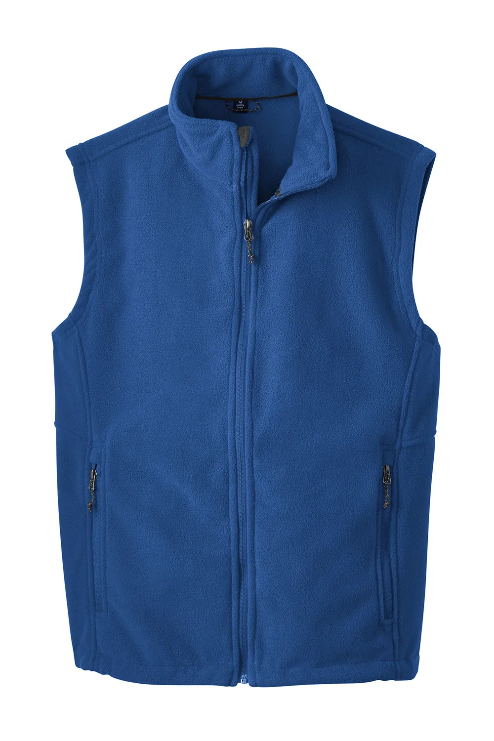 Port Authority Mens Full Zip Fleece Vest - True Royal Blue