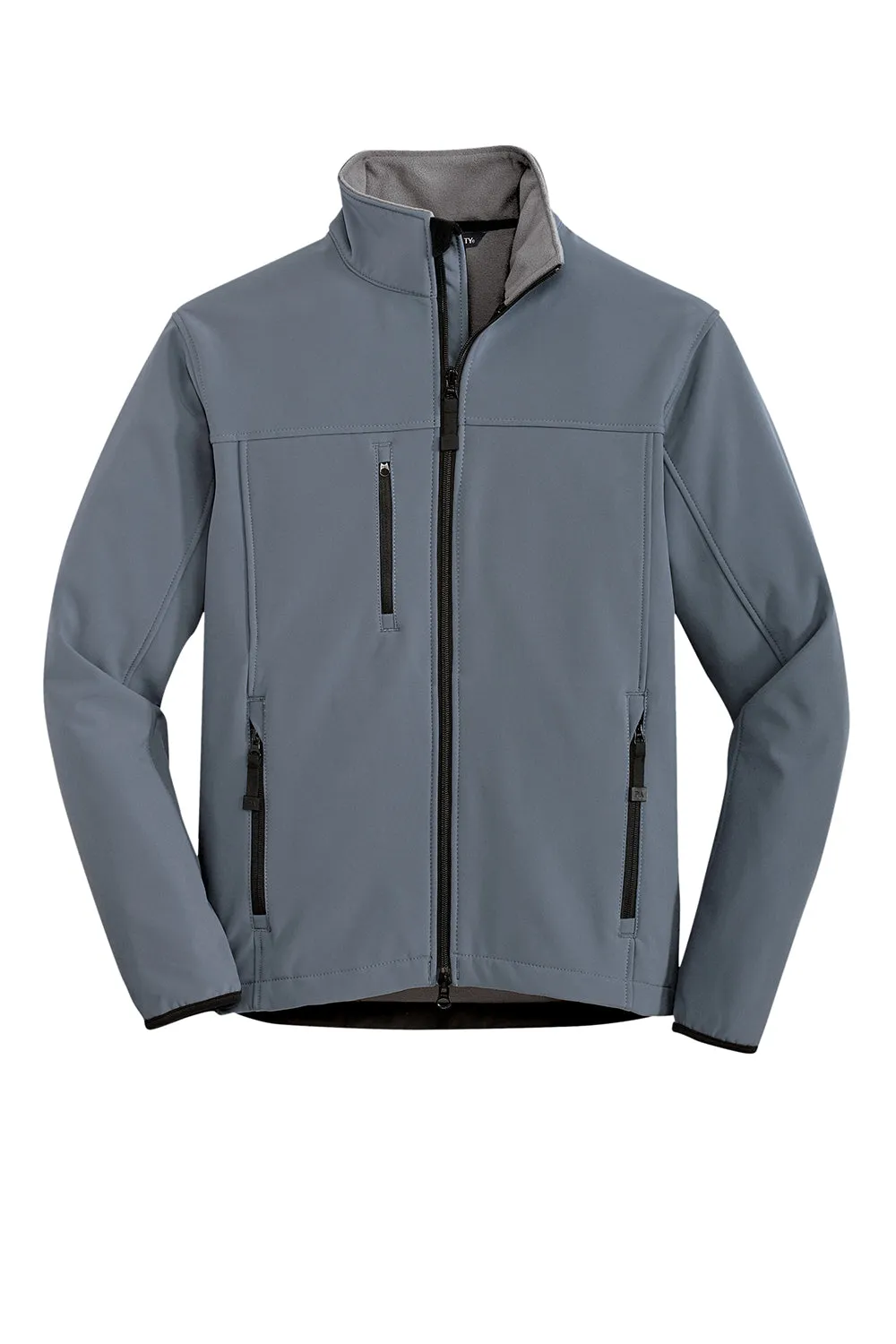 Port Authority Mens Glacier Wind & Water Resistant Full Zip Jacket - Atlantic Blue/Chrome