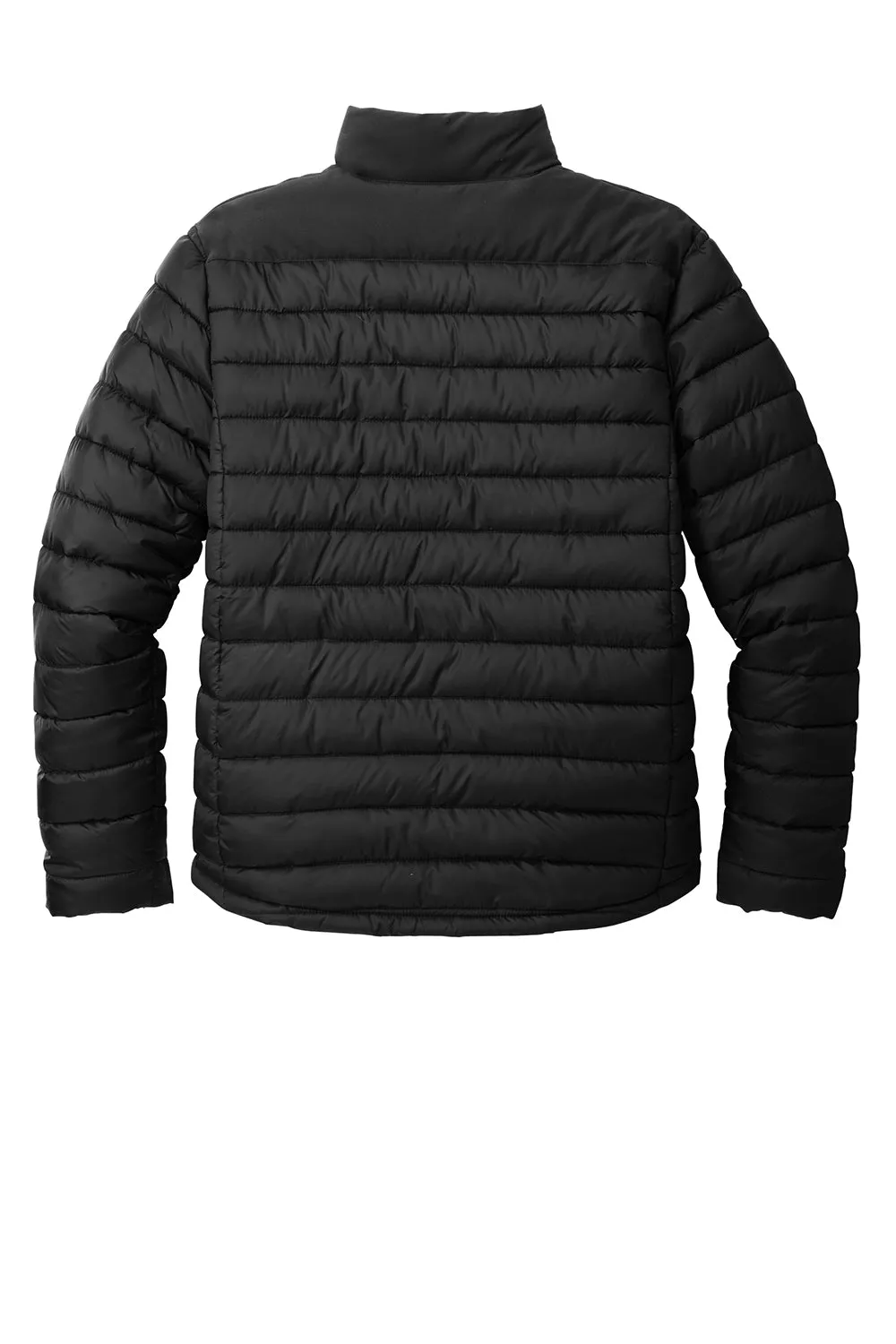 Port Authority Mens Horizon Water Resistant Full Zip Puffy Jacket - Deep Black