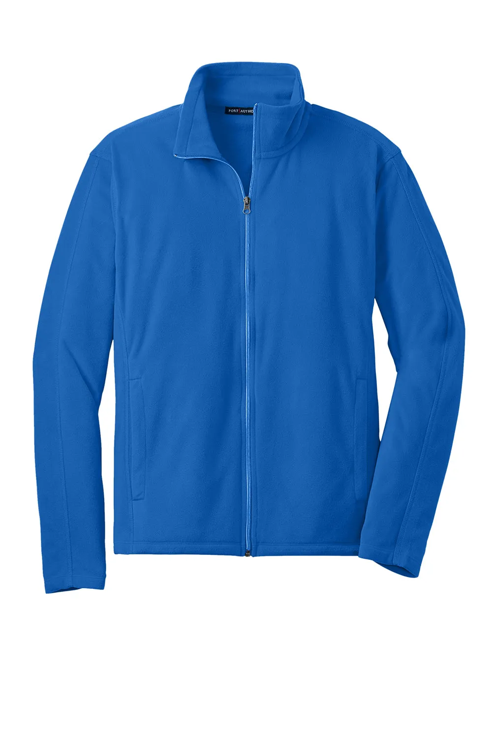 Port Authority Mens Microfleece Pill Resistant Full Zip Jacket - Light Royal Blue