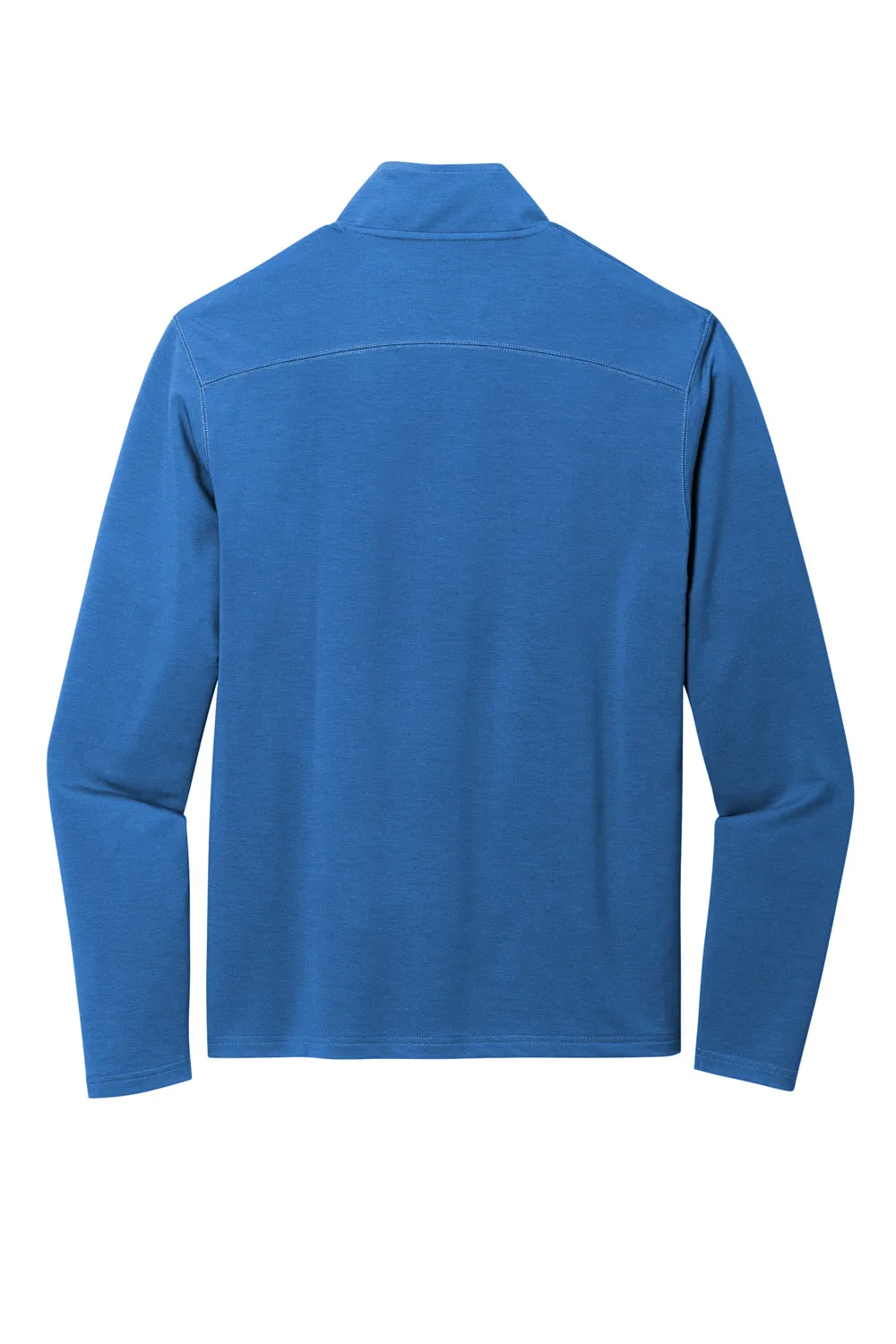 Port Authority Mens Microterry Snag Resistant 1/4 Zip Sweatshirt - Aegean Blue