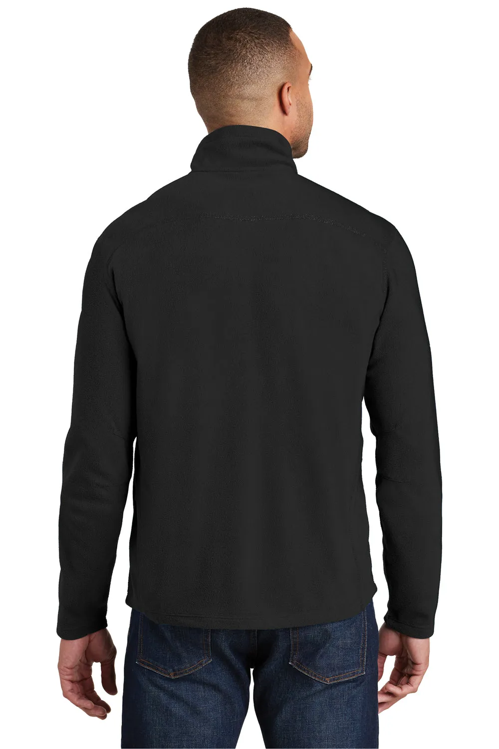 Port Authority Mens Pill Resistant Microfleece 1/4 Zip Sweatshirt - Black
