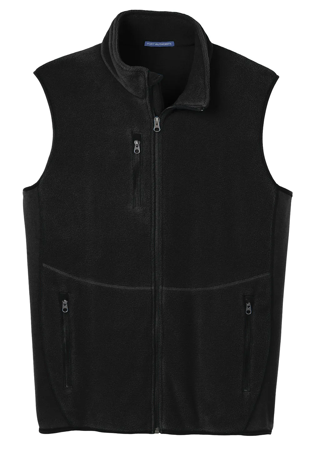 Port Authority Mens R-Tek Pro Pill Resistant Fleece Full Zip Vest - Black